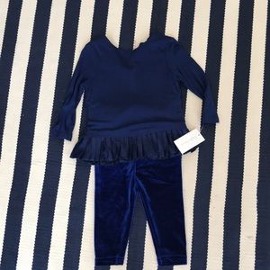 Ralph Lauren Baby Girl Outfit, 12M